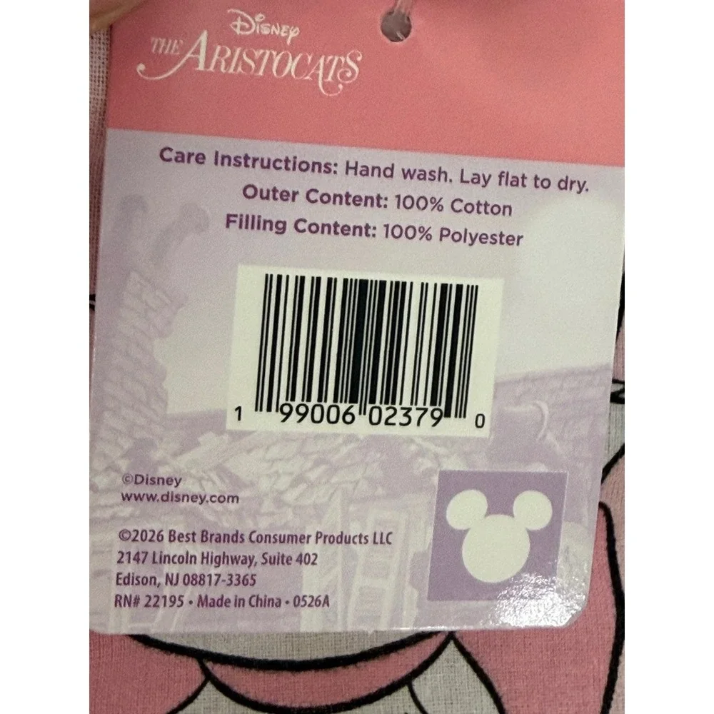 Disney The Aristocats Marie Kitchen Set Towel Pot Holder Oven Mitt Pink White